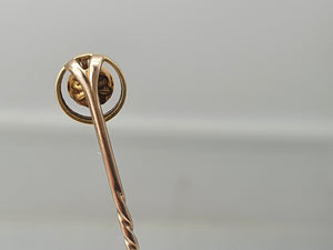 Vintage: 9ct Gold Cultured Pearl Pin - excellent condition - nice vintage item