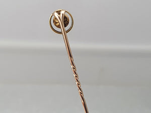 Vintage: 9ct Gold Cultured Pearl Pin - excellent condition - nice vintage item