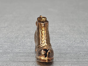 Vintage (1966) 9ct Gold Large Boot Charm superb condition (1.5g) nice weight. 55 years old