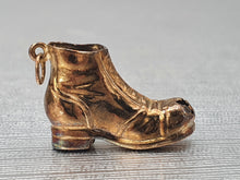 Load image into Gallery viewer, Vintage (1966) 9ct Gold Large Boot Charm superb condition (1.5g) nice weight. 55 years old
