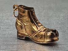 Load image into Gallery viewer, Vintage (1966) 9ct Gold Large Boot Charm superb condition (1.5g) nice weight. 55 years old
