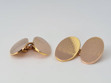 Load image into Gallery viewer, Antique (1936) 9ct Rose Gold Cuff Links - 86 years old - Fab condition
