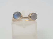 Load image into Gallery viewer, 4676: Antique: 9ct Gold Arts &amp; Crafts Moonstones Ring- rare find
